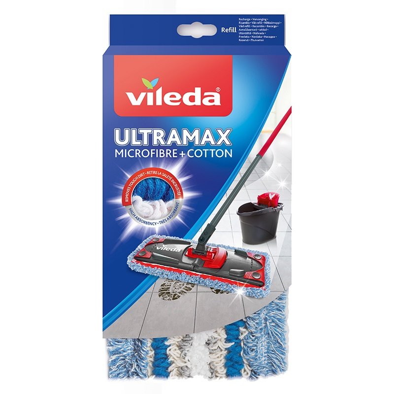 Vileda Spare Part Mopa Ultramax Micro & Cotton 141626 Poliéster