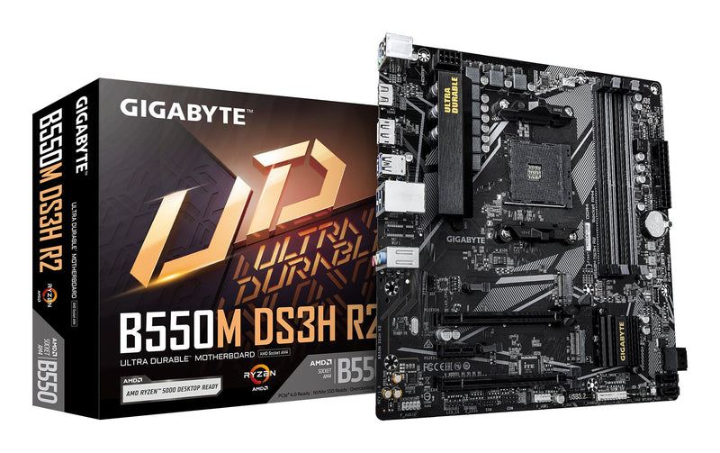 Gigabyte Motherboard B550M DS3H R2 B550,AM4,MATX, DDR4