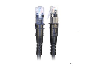 Patchsee Network Cable Thinpatch UTP CAT.6A Black 0.9M TP-6A-U/3 — image 1