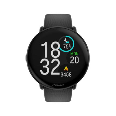 Polar Smartwatch Ignite 3 Titanium Silicone Band Black — image 1