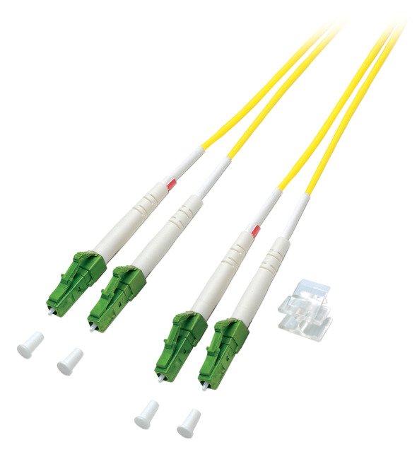 EFB Elektronik Cable Fibre O0381.10 Optical 10M 2X Lc Lszh OS2 Yellow