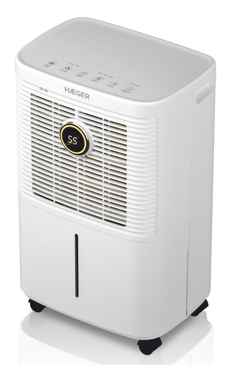Haeger DE-D10.012A Dehumidifier 1,6 L 46 dB 240W White