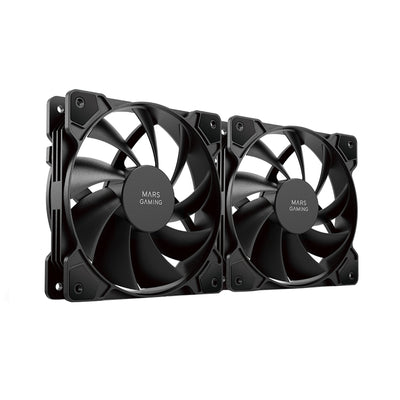 Mars Gaming Kit 2 Fans Auxiliar MFPROX2 Black — image 1