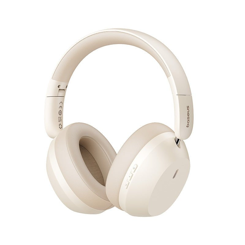 Baseus Auriculares Bass 35 Max. Inalámbrico Y Alámbrico USB Tipo-c Bluetooth Beige