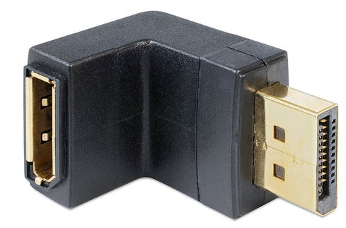 Delock Adapter DisplayPort Male DisplayPort Female Angled Down — image 1