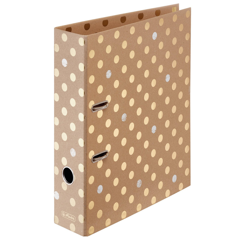 Herlitz Pure Glam Folder Cartón A4 Oro, Silver