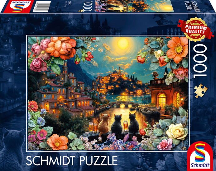 Schmidt Juegos Trio Im Mondlicht 1000 Pieces 58897
