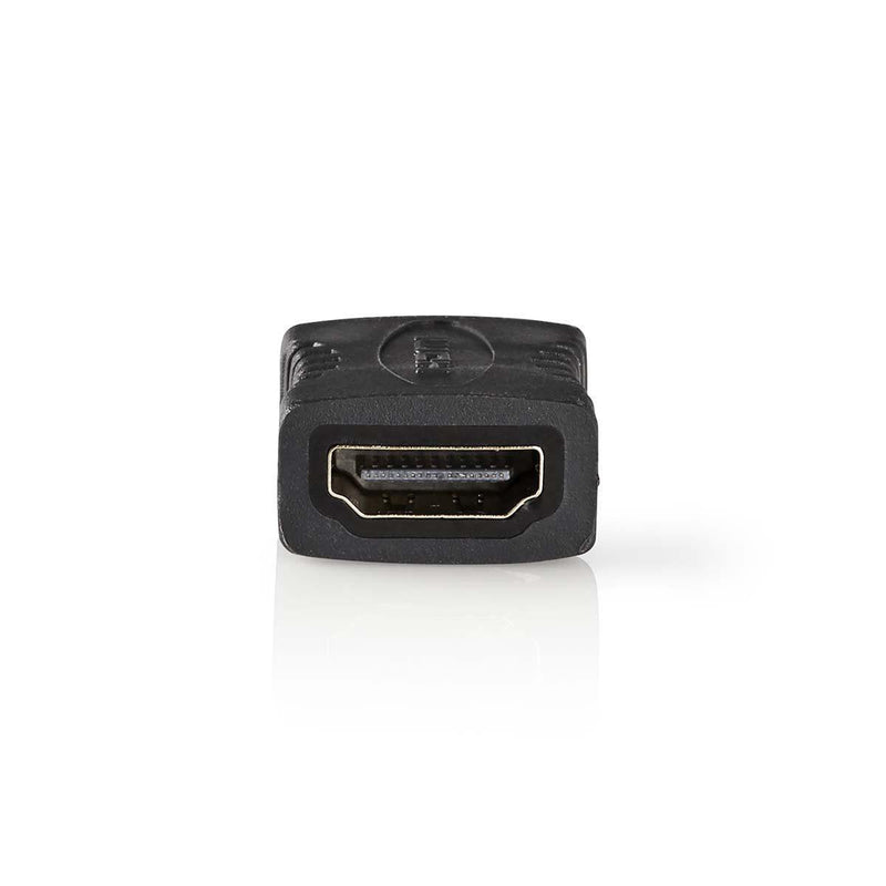 Nedis Hdmi™ -adapter Hdmi™ Connector Female Hdmi™ Connector Female Chapado Oro Gerade Pvc Antracita 1 Units Em