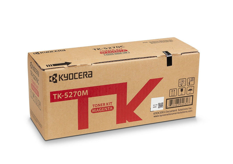 Kyocera Genuine Toner Tk 5270M, Magenta Genuine Kit Toner Ecosys M6230CIDN, M6630CIDN, P6230CDN