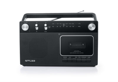 Muse Radio Analógica M-152 Rc - Cassette - Black — image 1