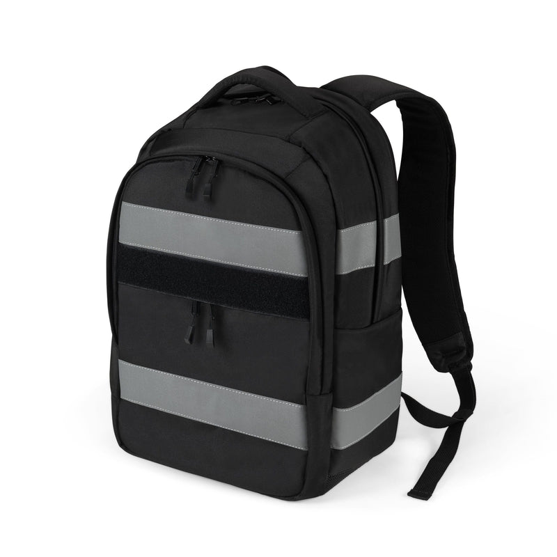 Dicota Backpack Hi-vis V2 Senderismo Black Tereftalato Polietileno (pet), Termoplástico Poliuretano (tpu)