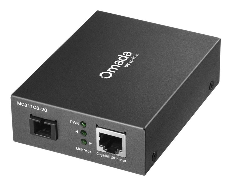 TP-Link Convertidor Fibre MC211CS-20 RJ45 Eth a Fibre Monomodo Sc 1GB Fullduplex Up To 20KM
