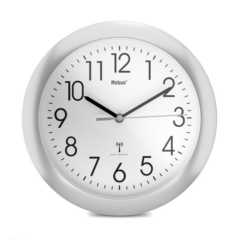 Mebus 52451 Watch Desk Or Wall Watch Digital Alrededor White