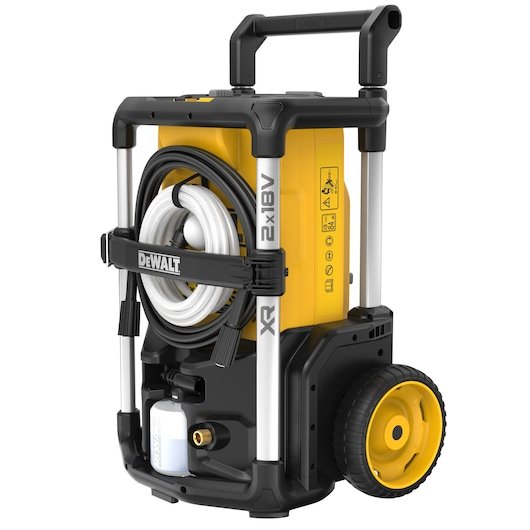 Dewalt Hidrolimpiadora High Presión Wireless DCMPW1600N-XJ Black/Yellow Version Básica, 2X 18V, Without Batter