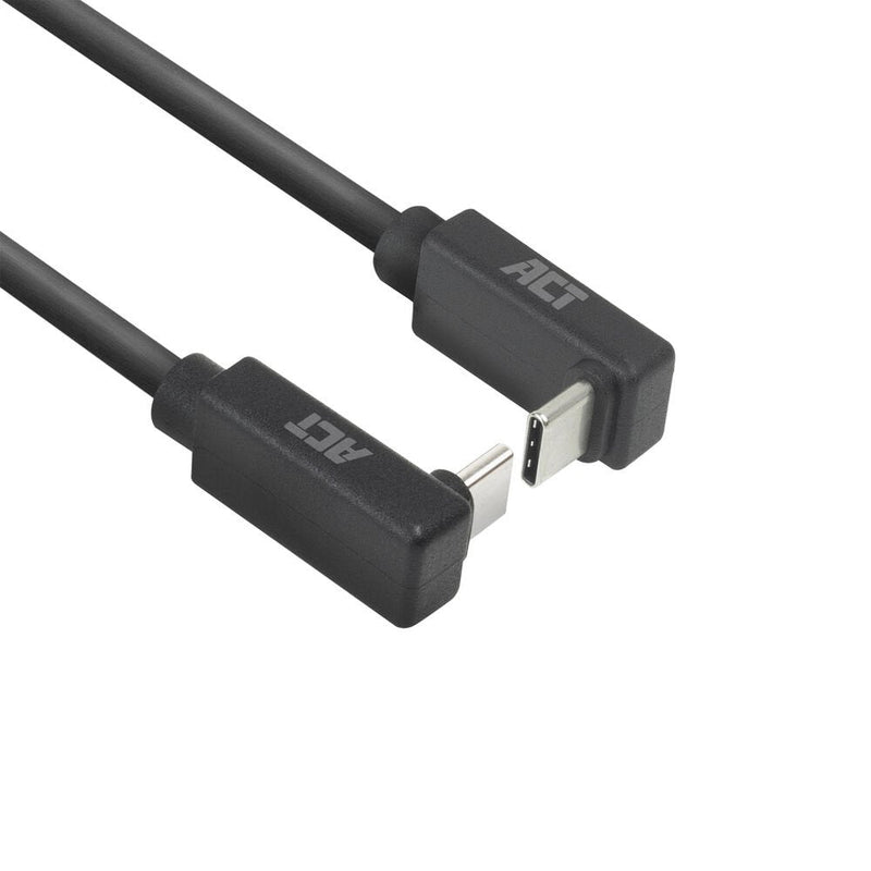 USB 3.0 10Gbps 60W USB Type-c® (up Down Angled) To USB Type-c® (up Down Angled) Cable 1 Meter