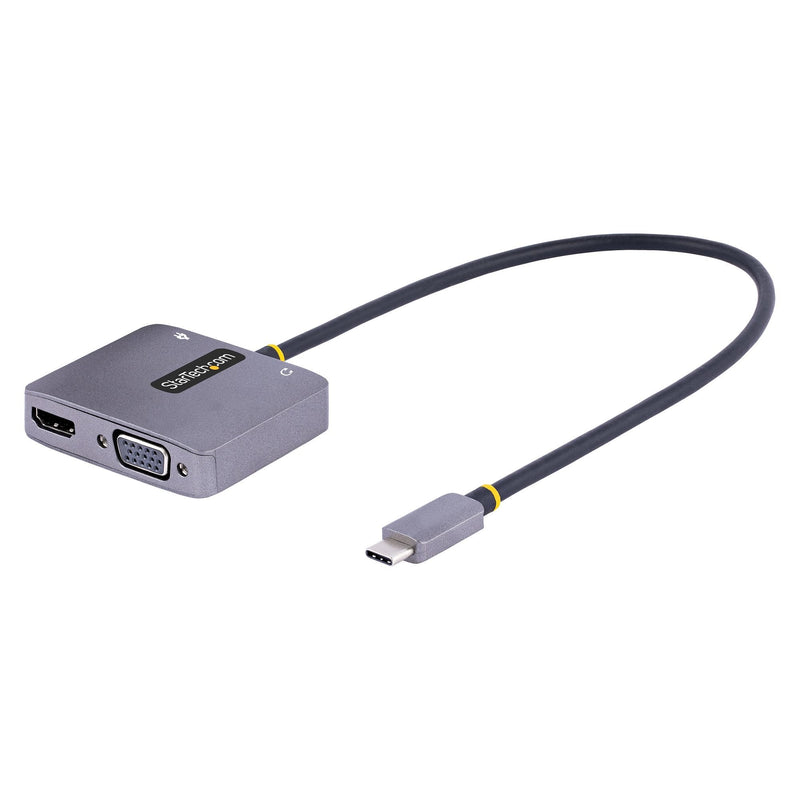 StarTech Adapter USB Type-c a HDMI VGA With Output Audio 3,5MM, Hdr 4K a 60HZ, PD 3.0 100W