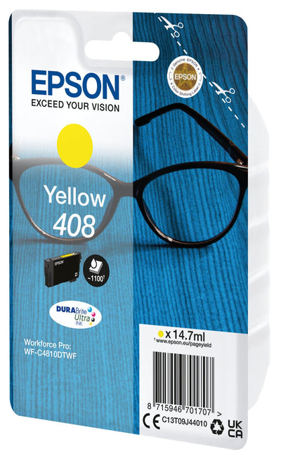 Epson Ink Amarilllo Singlepack 408 Durabrite Ultra Ink WFC4810X — image 1