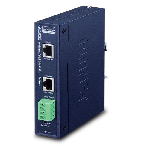 Planet Industrial 1-PORT 802.3BT PoE + Splitter