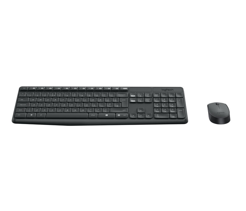 Logitech Keyboard Nórdico MK235 Mouse Included USB QWERTY Grey