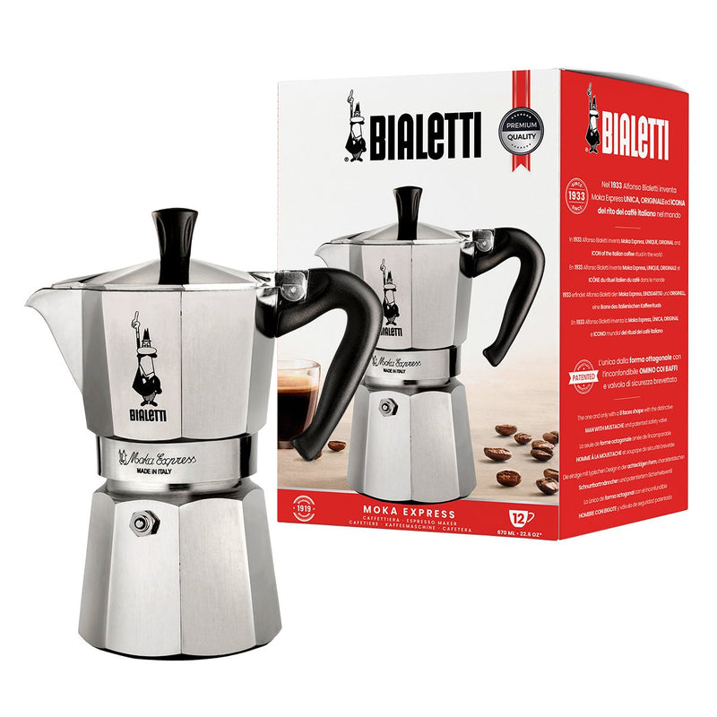 Bialetti Coffee Machine Italiana Moka Express 0,775 L Aluminium Black