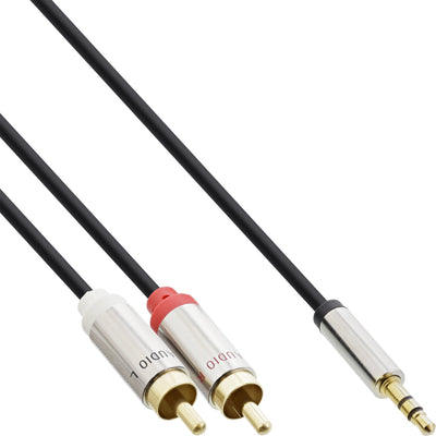 Inline Cable Audio Slim 3,5MM Male a 2X Rca Male 5M — image 1