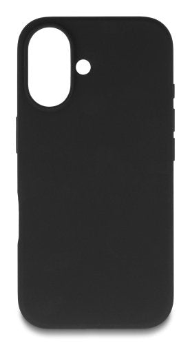 Case Protectora Iphone 16 Soft-touch Silicone Black