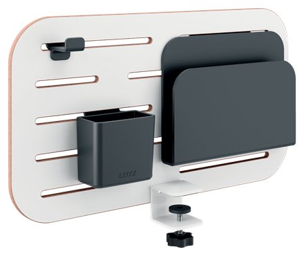 Leitz 65480000 Tray Desk/Organiser Mdf, Plastic Reciclado, Caucho White