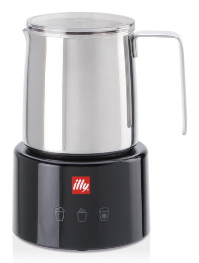 Illy 23760 Espumador Or Water Heater Leche Black Steel Inoxidable — image 1