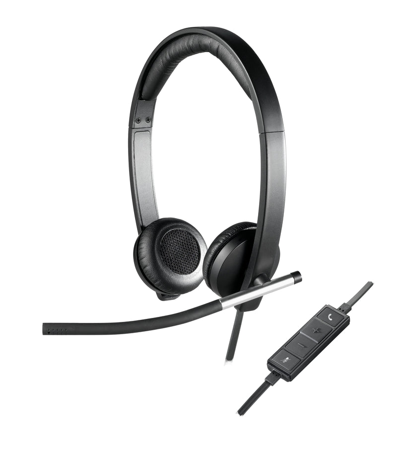 Logitech Headphones H650E Microphone USB 1.8M