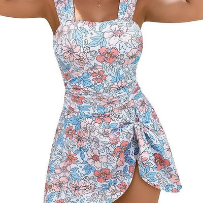Hollow-out Backless One-piece Swimsuit