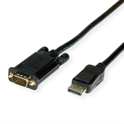 Value Cable DisplayPort-VGA, DP St - VGA St, Black 1M — image 1