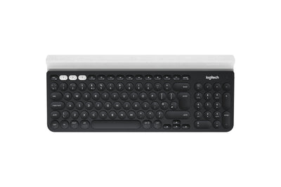Logitech Keyboard Suizo K780 Multi-device Wireless RF Wireless + Bluetooth Qwertz Grey White — image 1