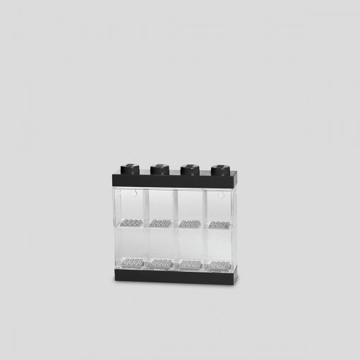 Lego Room Copenhagen Minifigure Display Case 8 Black Transparent
