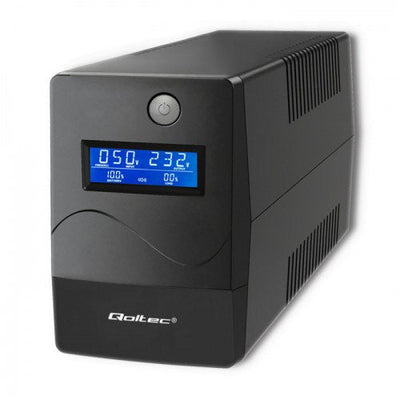 Qoltec UPS 53978 UPS Monolith 650VA 360W LCD USB RJ45 — image 1