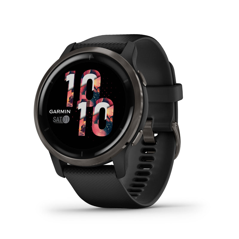 Garmin Venu 2 Black/Whiteboard Smartwatch Multideporte Wi-Fi GPS Integrado Frequency Actividad Sueñ Or 45MM