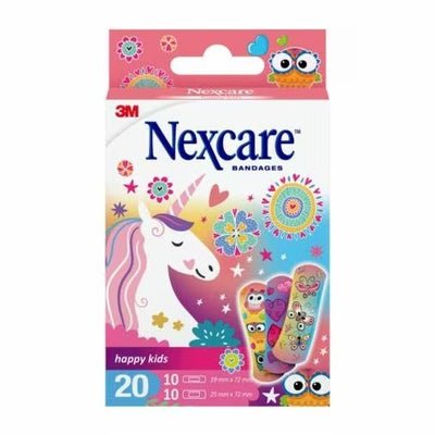 Nexcare Happy Kids Magic Pack 20 Apositos Surtidos - Transpirables - Pieles Delicadas - Estampado Kids — image 1