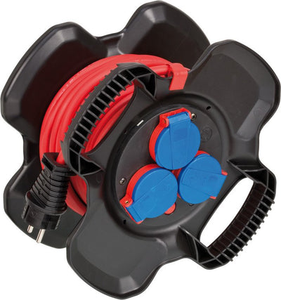 Brennenstuhl 1169710100 Alargo Base Múltiple 10M 3 Salidas AC Outdoor Black Red — image 1