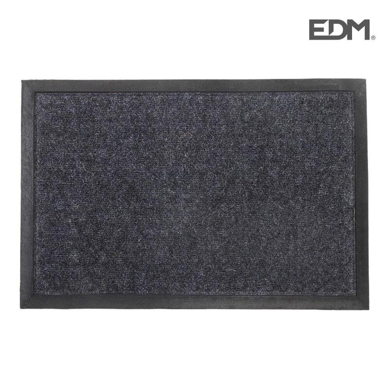 EDM Felpudo 60X40X1,5CM Grey