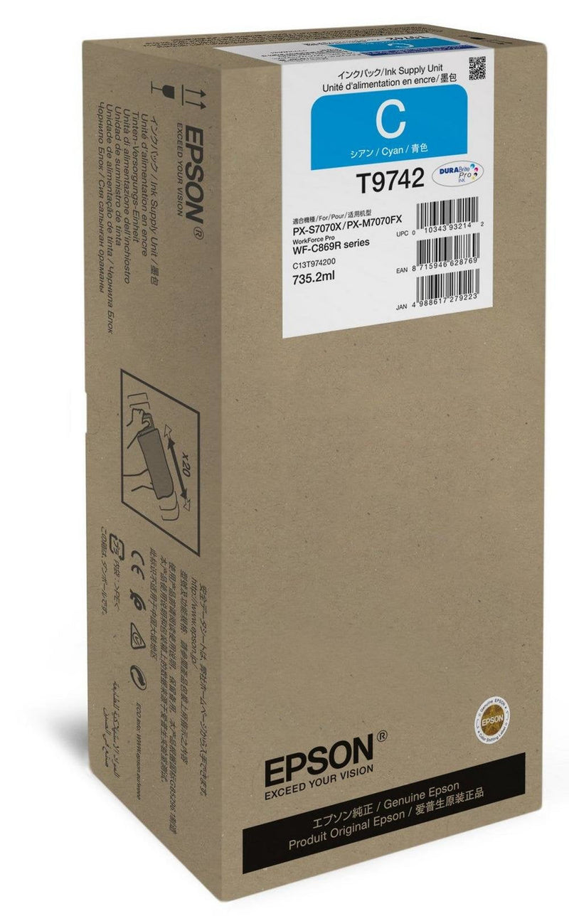 Epson Ink C13T97420N 1 Pieces Genuine Cyan