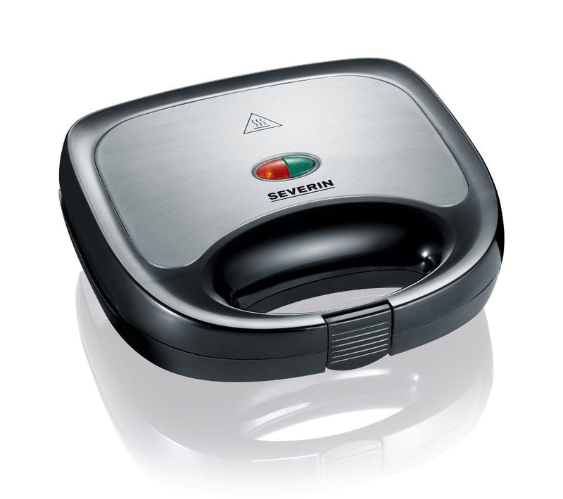 Severin Sa 2969 Sandwichera 600W Black Steel Inoxidable