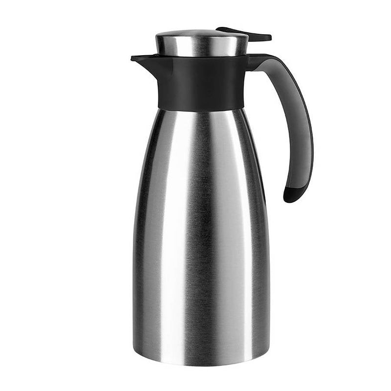 Emsa Soft Grip, 1 L, Black Steel Inoxidable, Steel Inoxidable