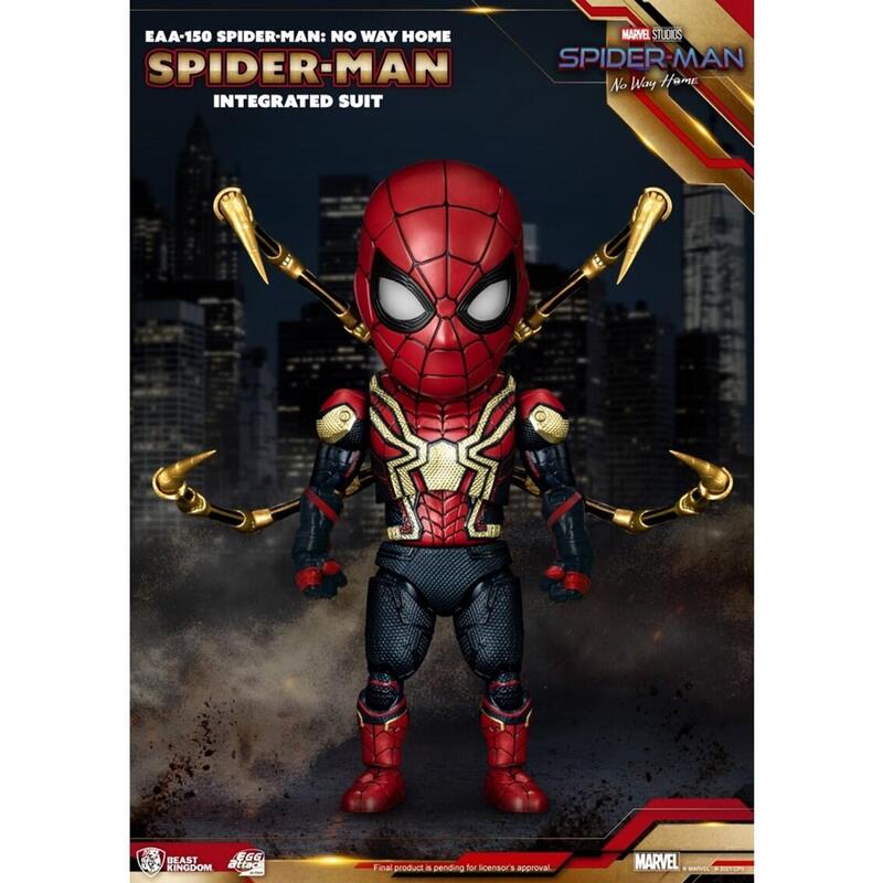Beast Kingdom Figure Egg Attack Marvel Spider Man No Way Home Traje Integrado