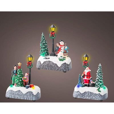 Figure Navideña LED With Farola, 3 Modelos — image 1