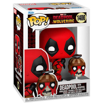 Figure Pop Marvel Deadpool & Wolverine Deadpool With Headpool — image 1