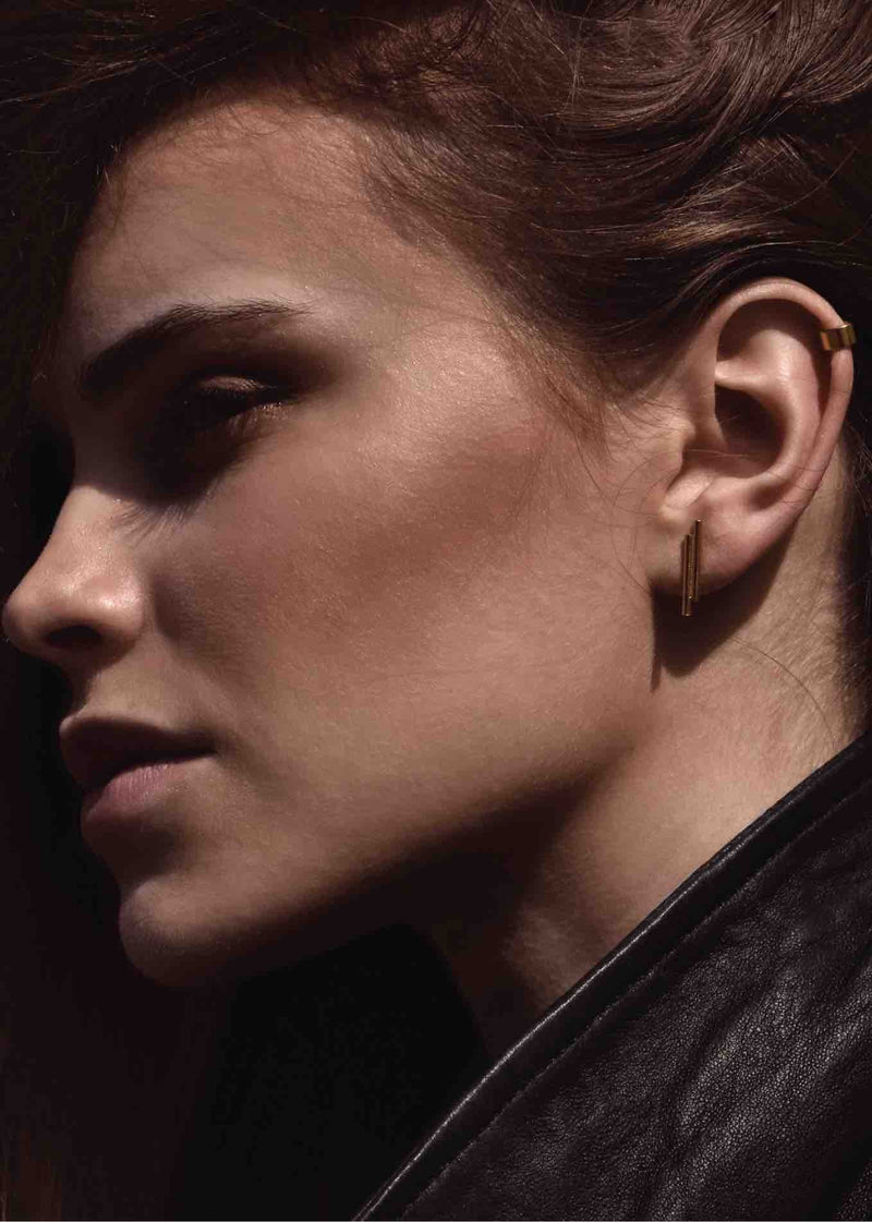 Flat Upper Ear Cuff - Gold