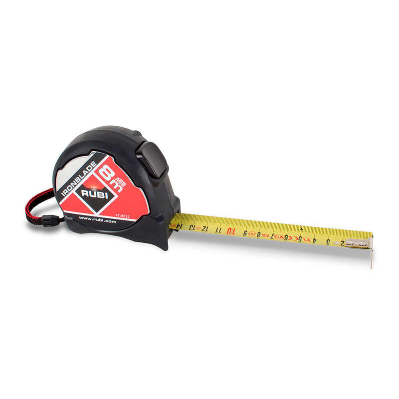 Rubi Flexómetro Ironblade 8M X 25MM. R75905