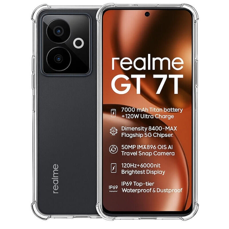Case Silicone Reinforced Realme Gt 7T