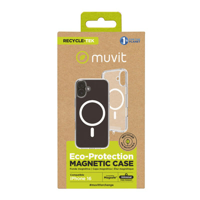 Muvit Case Recycletek Magsafe Apple Iphone 16 Transparent — image 1