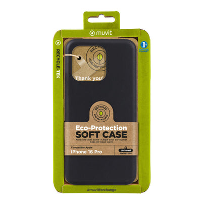 Muvit Case Recycletek Apple Iphone 16 Pro Black — image 1