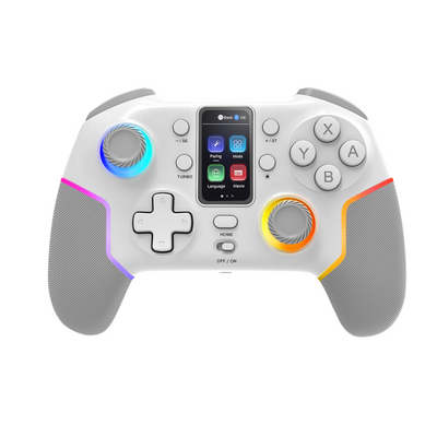 Mars Gaming Gamepad Wireless MGP-V3 White Screen LCD / Iluminación RGB / Compatible With Switch, PC, Android,  — image 1